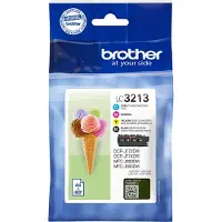 Brother Ink Kit (BK/C/M/Y) LC-3213VALDR