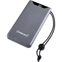 Intenso Powerbank F10000 10000mAh, 20W -varavirtalähde, Harmaa
