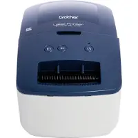Brother QL-600B, DK, Suoralämpö, 300 x 600 DPI, 71 mm/s, Langallinen, Sininen, Valkoinen