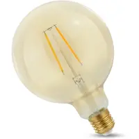 Spectrum LED E27 Globe lamppu LED Meripihkanvärinen 2W 2400K