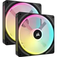 Corsair iCUE LINK QX140 RGB - Starter Kit, 140mm PWM-laitetuuletinsarja + kontrolleri, musta