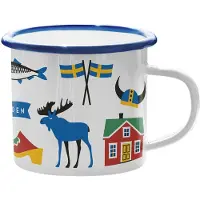 Citronelles - Sweden Traditions Emalimuki 30 cl Monivärinen