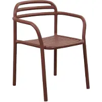Cane-Line Bliss Tuoli käsinojalla Desert red