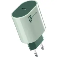 Cellularline stylecolor usb-c charger 20w - green