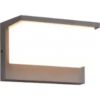 TRIO Nestos LED seinävalaisin IP54 antrasiitti