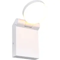TRIO Adour LED seinävalaisin 2300+3000+4000K 19cm IP44 mattavalkoinen