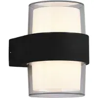 TRIO Molina LED seinävalaisin pyöreä IP54 13cm 2x4,6W 3000K antrasiitti