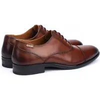 Pikolinos for man. M7J-4184 Bristol brown leather loafers (44), Flat, Laces, Casual