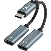 Microconnect Premium USB-C to USB-C PD and USB-C Female Adapter 13cm Black