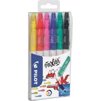 Pilot Pen Frixion Colors 6 kpl Pyyhittävät Tussit (3 vuota+)