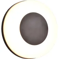 TRIO Morena LED seinävalaisin 25cm 14W 2300+3000+4000K IP54 mattamusta/valkoinen