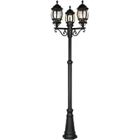 TRIO Elvo pylväsvalaisin 3x240cm E27 musta