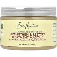 SheaMoisture , Jamaikan musta kastoröljy, vahvista ja palauta hoitomaalaukset, 12 oz (340 g)