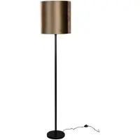 QAZQA Lattiavalaisin musta samettisen pronssisen varjostimen kera 40 cm - Simplo