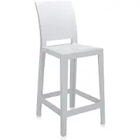 Kartell One More Please Jakkara - Baarijakkarat Polykarbonaatti Valkoinen - 589500000
