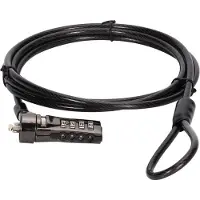 Conceptronic CUSTODIO01BS, 1,8 m, Yhdistelmälukko, Musta