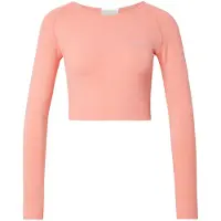 ICANIWILL Define Seamless LS Crop Top Light Pink Peach