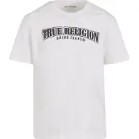 True Religion Relaxed Painted Hs Tee - White - XXL