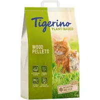 Tigerino 30l (8kg) Plant-Based puupelletti luonnollinen puun tuoksu hajusteeton kissanhiekka