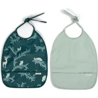 Filibabba Taskullinen ruokalappu - 2 kpl - Yö - - OneSize - Ruokalaput