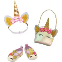 Heless Doll Accessories Glitter Unicorn Set 38-45 cm