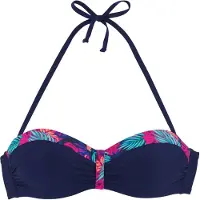 LASCANA Bikinitoppi laivastonsininen / turkoosi / tummansininen / tumma pinkki