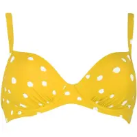 Vivid Bikinitoppi keltainen / offwhite
