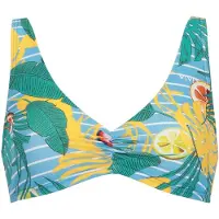 Vivid Bikinitoppi turkoosi / vaaleansininen / keltainen