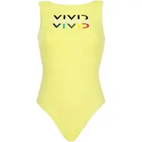 Vivid Uimapuku keltainen / punainen / musta / valkoinen