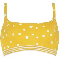 Vivid Bikinitoppi keltainen / luonnonvalkoinen