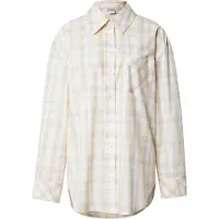 Monki Long-Sleeved Oversized Poplin Shirt - Yellow - M
