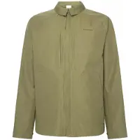 KnowledgeCotton Apparel Vent Canvas 200 Classic Overshirt Burned Olive - XL