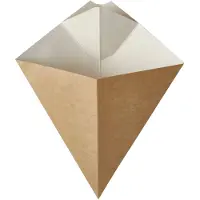 Papstar 86779, Ruskea, Valkoinen, 0,15 kg, 50 kpl, 235 mm, 190 mm