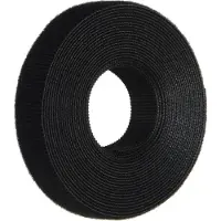Panduit Tak-ty hook & loop strip roll cable tie Musta
