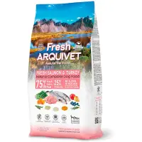 Arquivet Fresh Salmon with turkey - semi-moist dog food - 10 kg