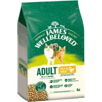 James Wellbeloved 4kg Adult Cat Hypoallergenic kalkkuna & riisi kissan kuivaruoka