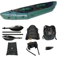 Saimaa Kayaks Packraft Adventure Twin Army Green Kaksikko (320 x 99cm) 2025