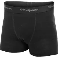 Woolpower Boxer Merinovilla-alusvaatteet Miehet koko XL väri musta