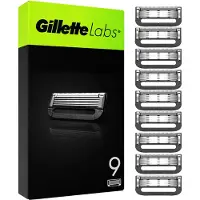 Gillette Labs -vaihtoterät, 9 kappaletta