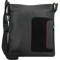 Mywalit Crossbody-laukku Nahka 22 cm Musta