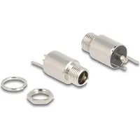 DeLOCK 90174, Suora, 20 V, 10 A, Hopea, 12 mm, 2,1 mm