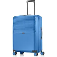 Pack Easy Jet 4-pyöräinen vetolaukku 64 cm Laajennettava Sininen