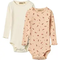 Wheat 2 Body L/S Regitze - Pink - 68