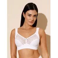 Swegmark Lovely Lilly Soft Bra - White - 100 F