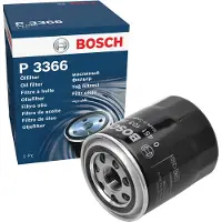 Bosch 451103366 Öljynsuodatin ruuvikiinnitteinen kierre M26x1,5 Halkai - Kia - Hyundai - Galloper