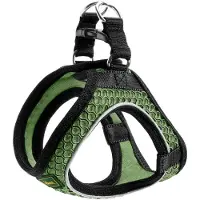 Hunter Pet - Harness Hilo ComFort 31-33/XXS Mesh Linden Green - Koirat - Kaulapannat