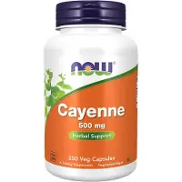 Now Cayenne, 500 mg - 250 kasviskapselia