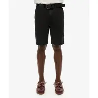 Superdry for man. M7110397A Short Vintage International black (34), Casual, Cotton