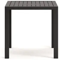 Kave Home Culip-ruokapöytä tummanharmaa 77 x 77 cm