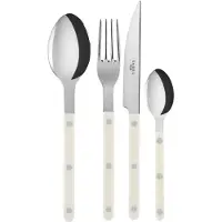 Sabre Bistrot aterimet shiny, 24 osaa Ivory